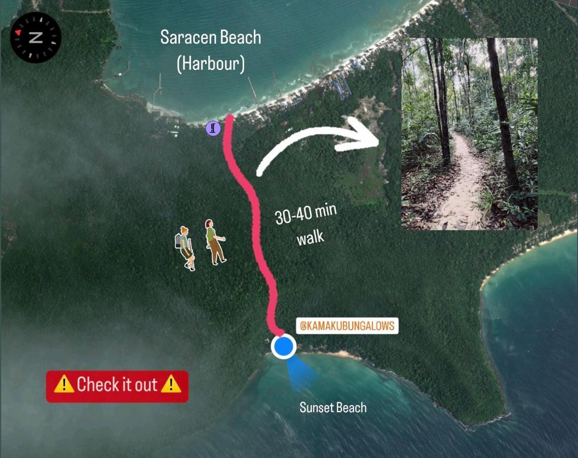 Kamaku Bungalows Đảo Koh Rong Samloem Ngoại thất bức ảnh