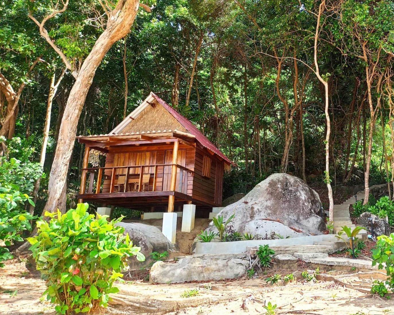 Kamaku Bungalows Đảo Koh Rong Samloem Ngoại thất bức ảnh